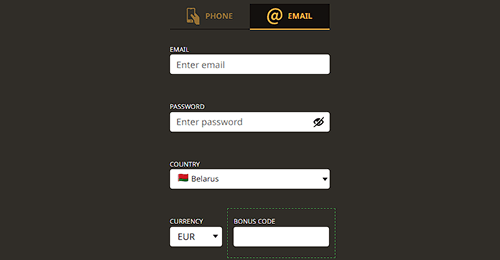 Create an account